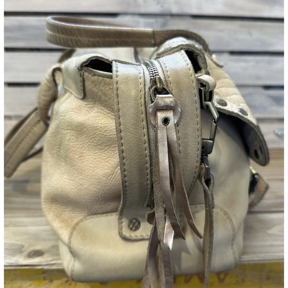 Velez Tasseled HOBO Leather Purse Artisanal Crossbody Top Handles Grunge City